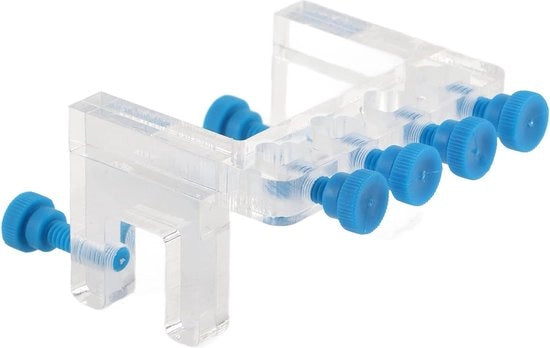 Supporto per Tubo Armaturo - Clip Acrilica per Tubo di Gomma per Doseatore - Accessori per Acquario.