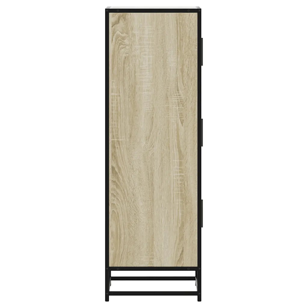 Credenza Rovere Sonoma Legno Multistrato Metallo 849065