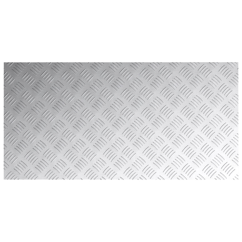Pannelli Antiscivolo in Alluminio 2 pcs 100x50 cm