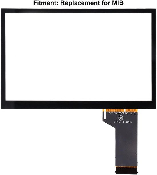 Tastiera Touchscreen di Ricambio MIB - LCD Digitizer - Auto Audio/Video - Impermeabile all'Olio - Adatta al 100% - Materiale Acrilico di Alta Qualità - Display