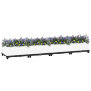 Fioriera | Cassetta per fiori | Vaso Rialzata 160x40x23 cm in Polipropilene