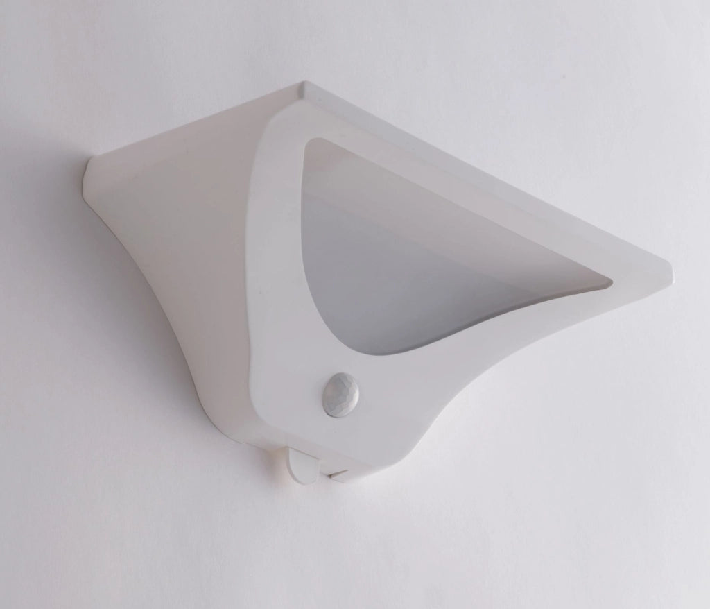 APPLIQUE LED SKYP BIANCA 3W 130LM 4000K CON PANNELLO SOLARE E SENSORE DI MOVIMENTO IP54 11,2X11,2X22,4CM