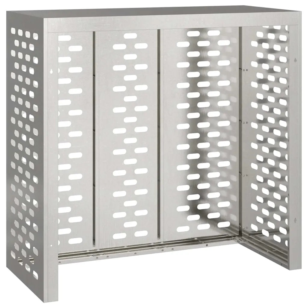Copertura per condizionatore d'aria Argento 110 x 50 x 105 cm