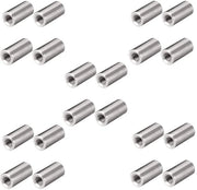 Connettore a vite cilindrico in acciaio inossidabile - 20 pezzi - M6 x 10x12mm - Vite cilindriche - Resistenti all'usura - Materiale duraturo
