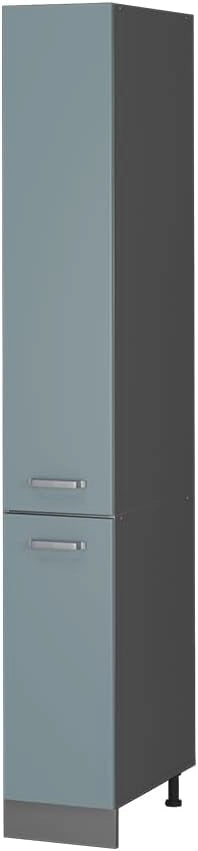 Armadio da farmacia R-Line, Grigio-blu, 30 cm, per la libera combinazione all'interno di sistemi cucina modulari