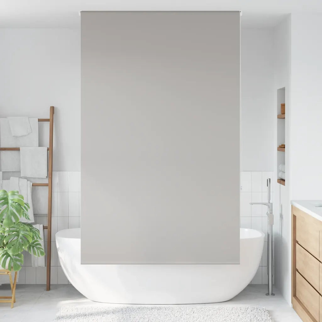 Tenda a Rullo Doccia 140x240 cm Larghezza Tessuto 136 cm 4014873