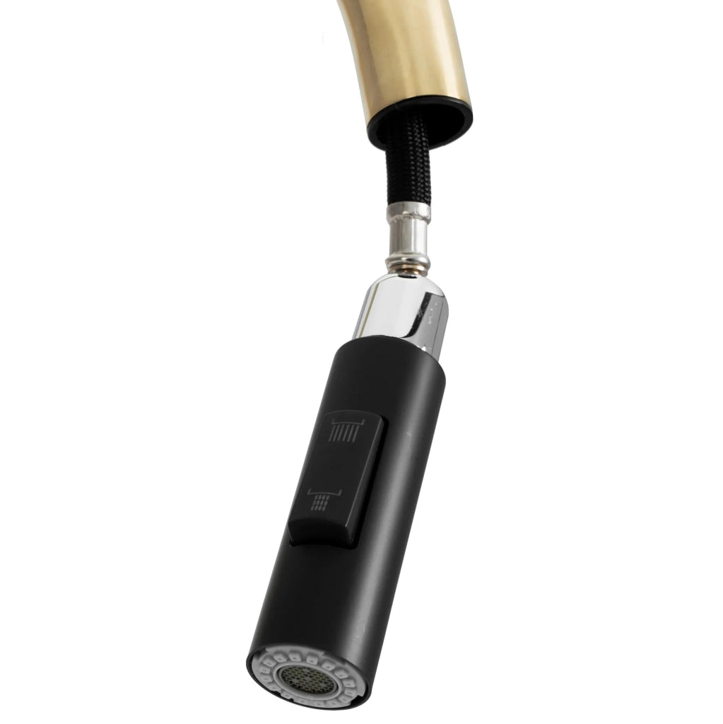 Rubinetto Da Cucina Rea Soul Gold Black