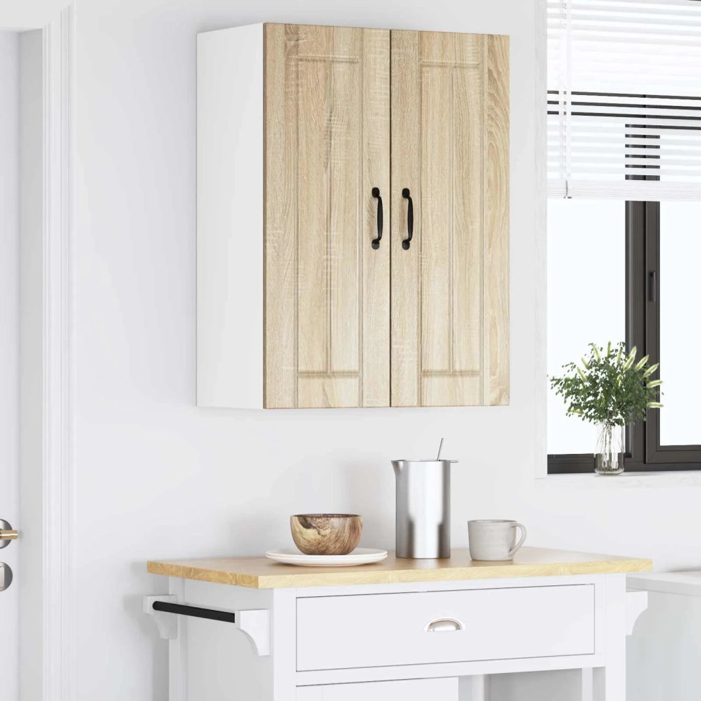 Armadietto a muro LUCCA 2 pcs Rovere Sonoma 30 x 31 x 80 cm