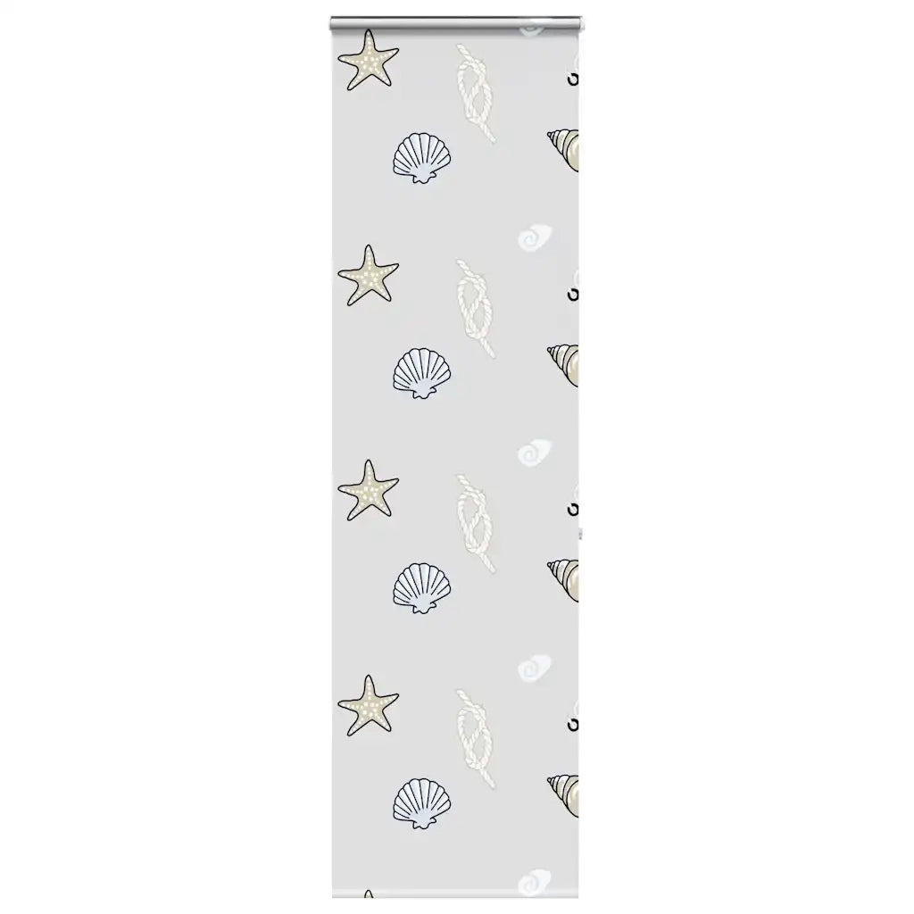 Tenda a Rullo Doccia con Cassonetto 70x240 cm Larghezza Tessuto