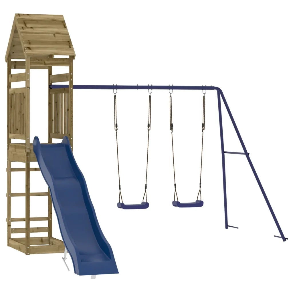 Set da Gioco da Esterno in Legno di Pino Impregnato 3156912