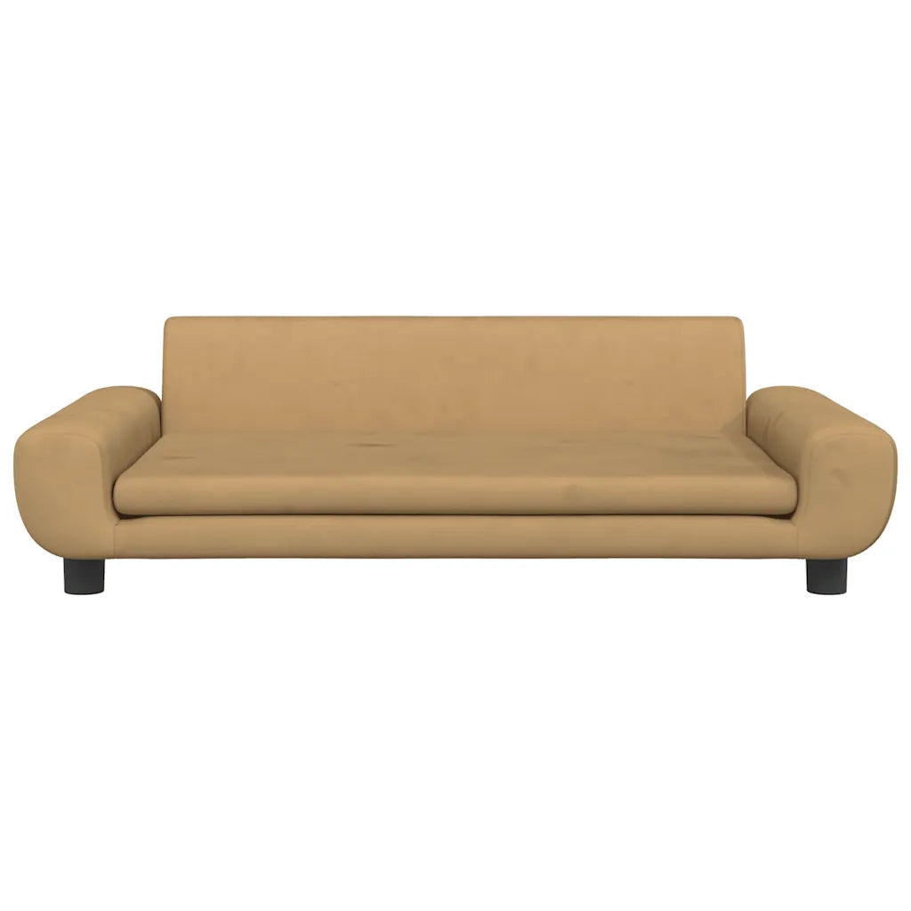 Lettino per Cani Marrone 100x54x33 cm in Vellutocod mxl 71198