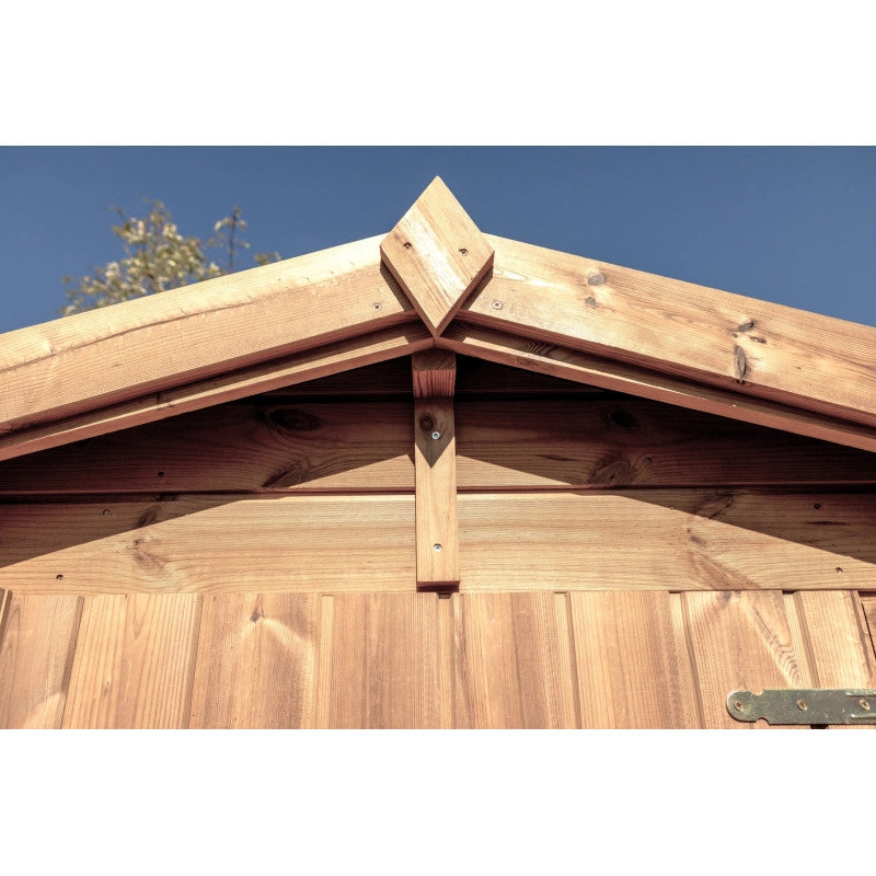 Casetta da giardino in legno termo-trattato 19 mm – 160x160 cm – pavimento e tetto bitumato – THE1616.01N Foresta