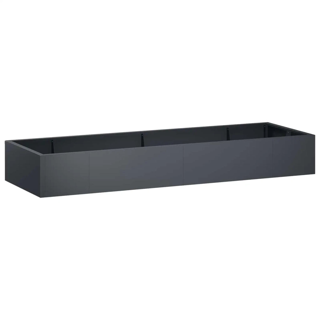Muro di contenimento 8 pz 300 x 100 x 50 cm Acciaio Antracite 3449256