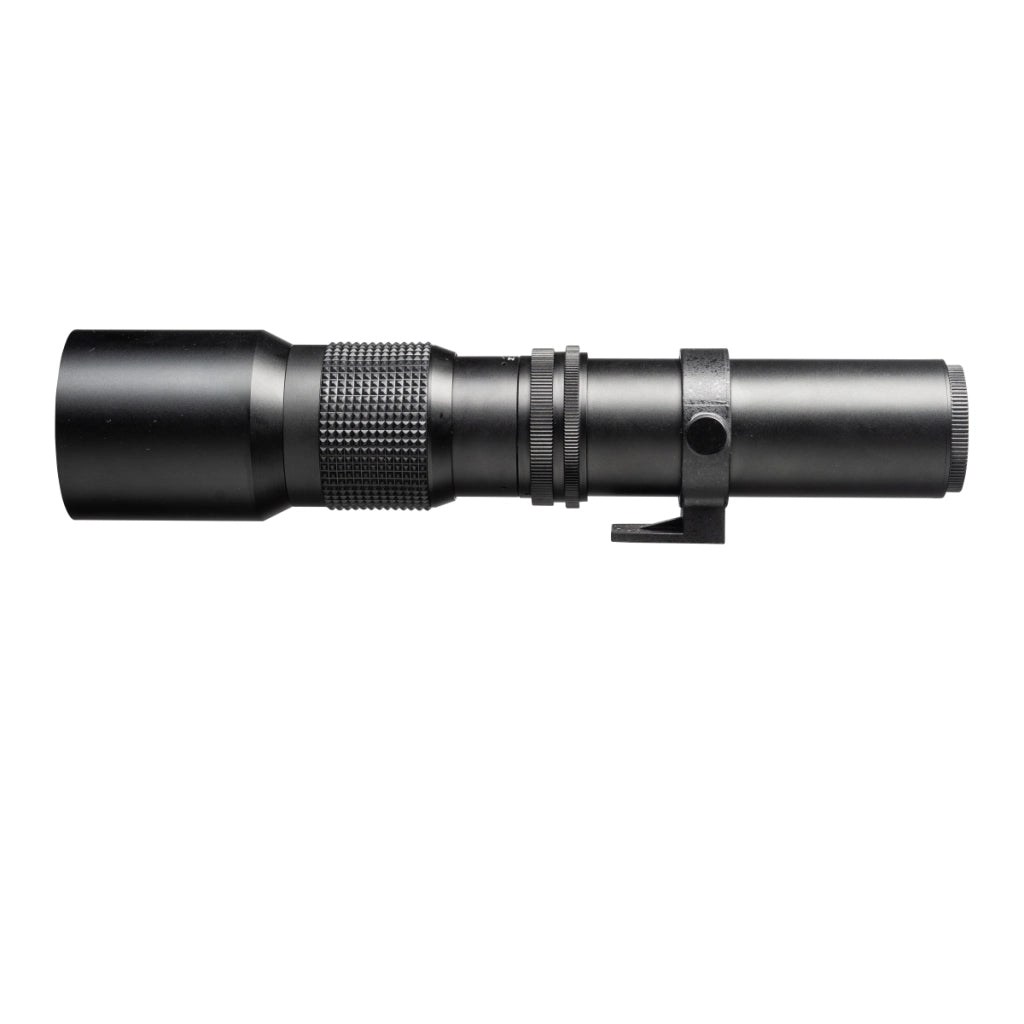 Obiettivo fotografico 500/8,0 compatibile con Sony E, Teleobiettivo per full-frame e APSC, con diaframma a iride, per fotocamera DSLR