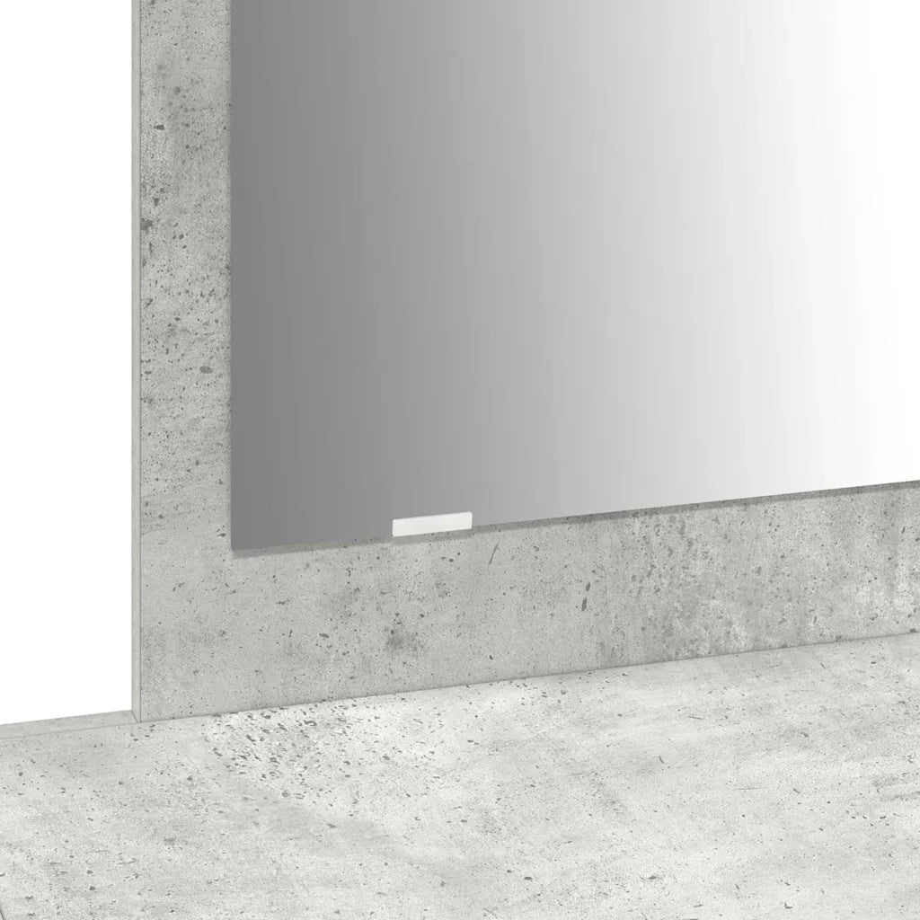 Tavolo da Trucco Grigio 100 x 40 x 70 cm Legno multistrato 865211