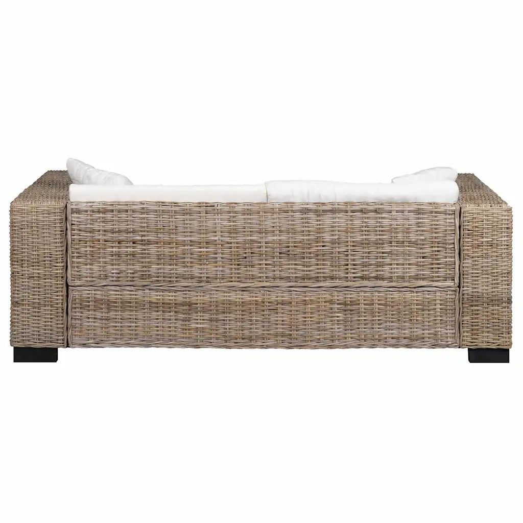 Divano a 3 Posti Set 8 pz in Vero Rattan  cod mxl 17697
