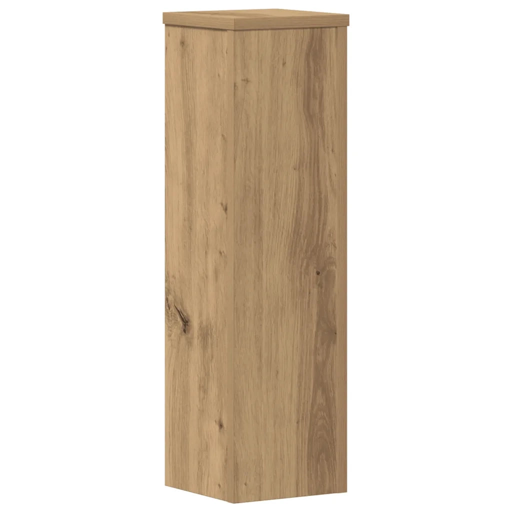 Supporti per Piante 2 pz Rovere 17x17x60 cm in Multistrato 852941
