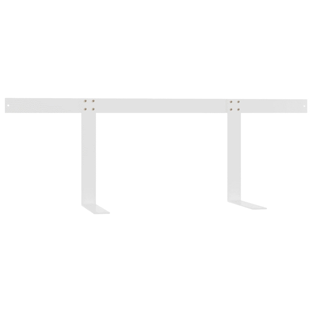 Schienale per Divano a Pallet Bianco 110 cm in Ferro CFW2457157