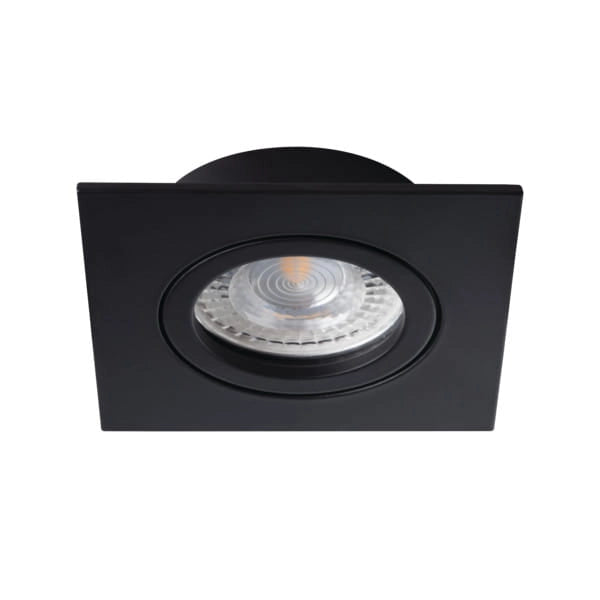 Faretto incasso soffitto Kanlux DALLA quadrato nero GX5.3