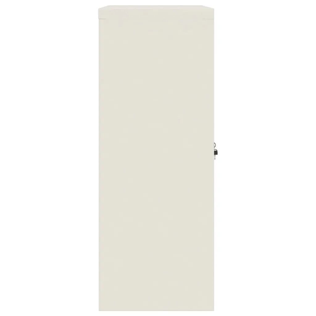 Armadio Classificatore Bianco 90x40x105 cm in Acciaio 339736