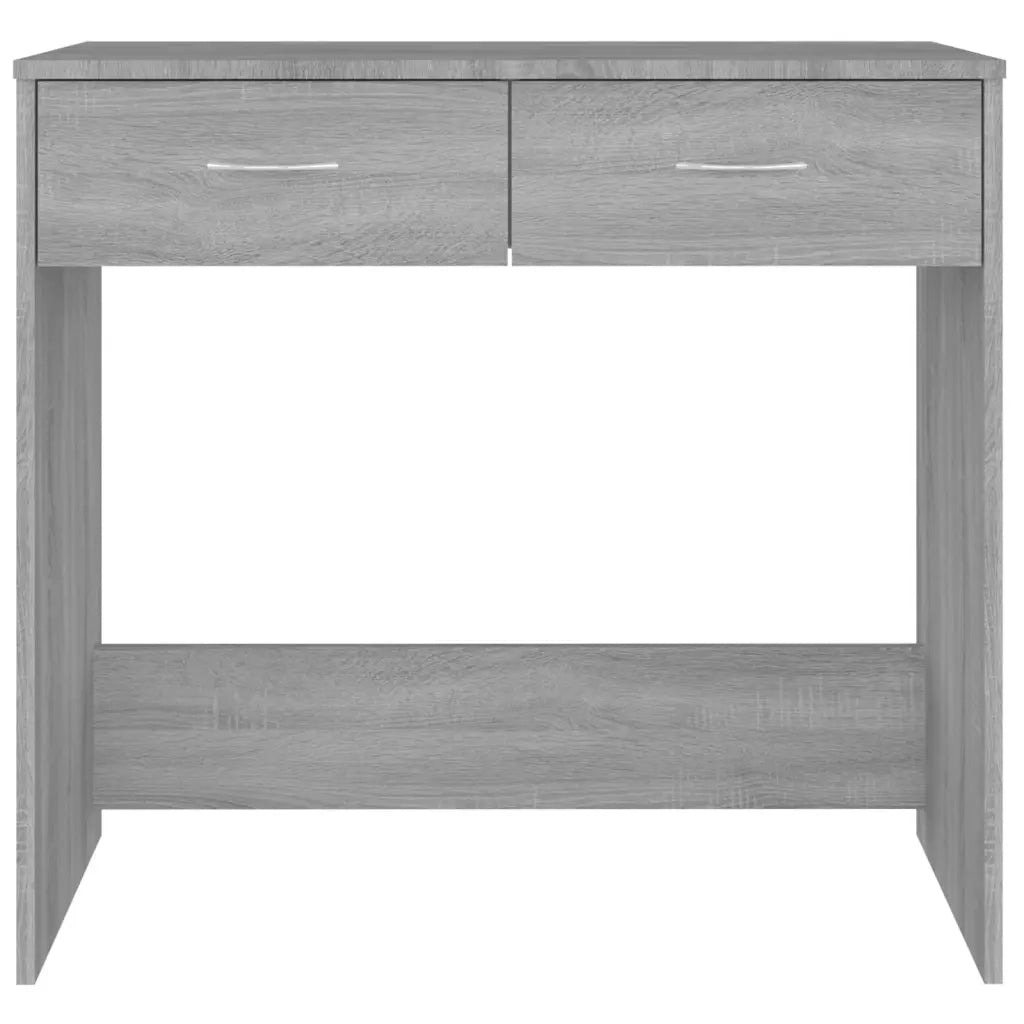 Scrivania Grigio Sonoma 80x40x75 cm in Legno Multistrato 815475