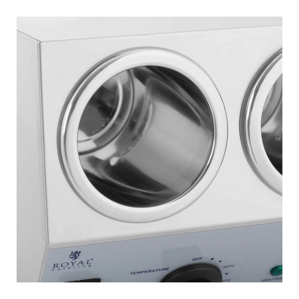 Scaldasalse 2 x 1 litro pannello di controllo sopra acciaio inox 14_0004260