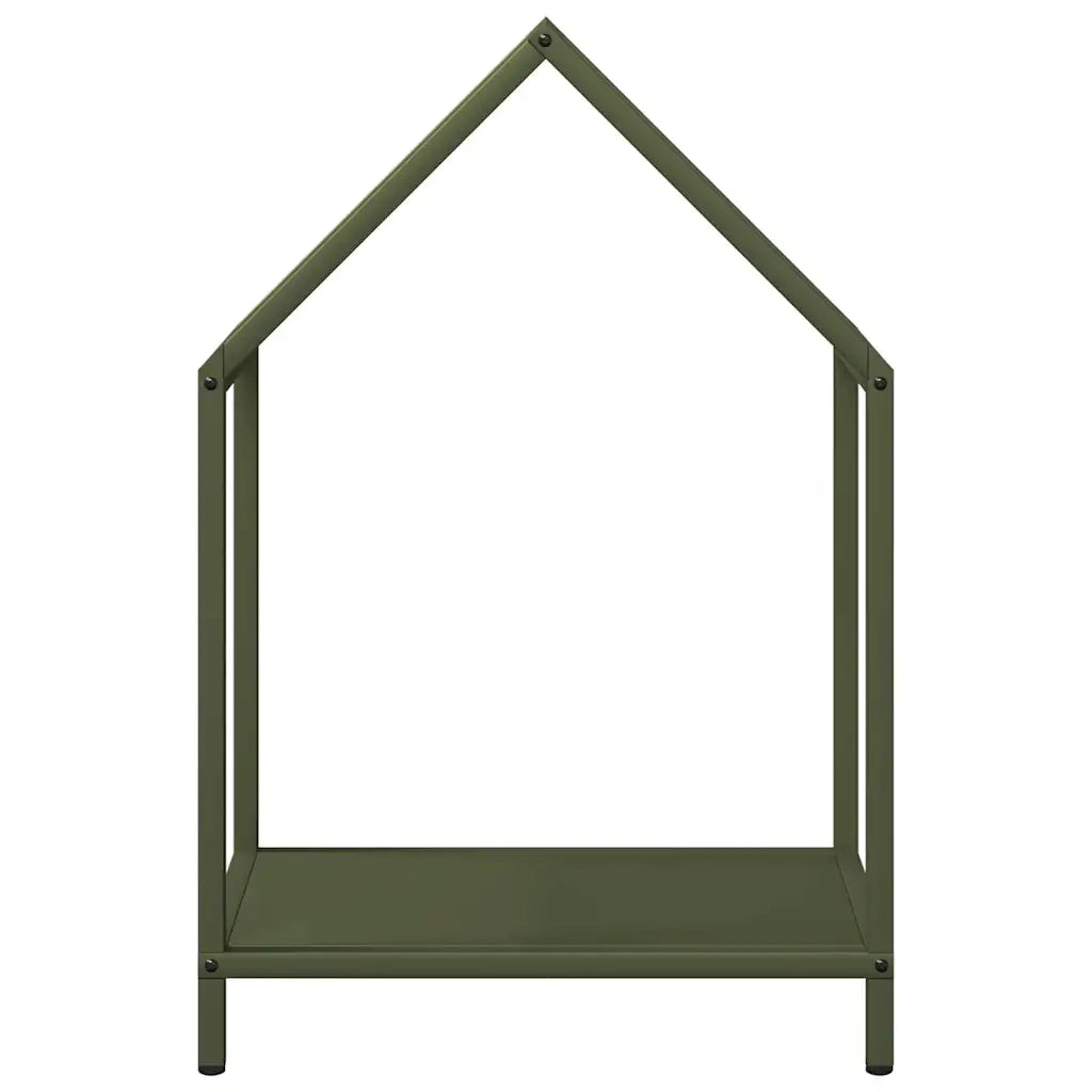 Rastrelliera per Legna da Ardere-Portalegna Verde Oliva 40x25x60 cm
