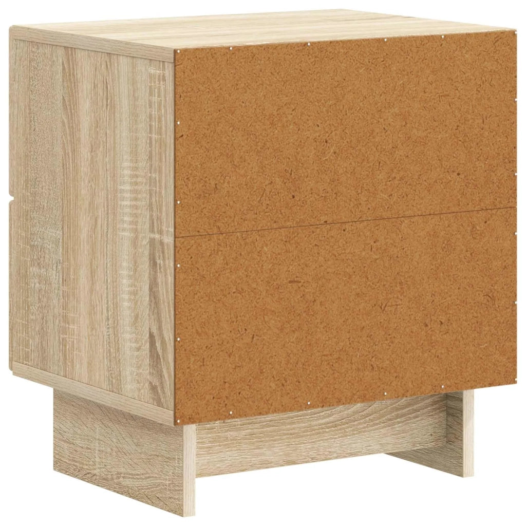 Armadio da Notte 2 pcs Rovere Sonoma 43 x 34,5 x 47,5 cm 893840