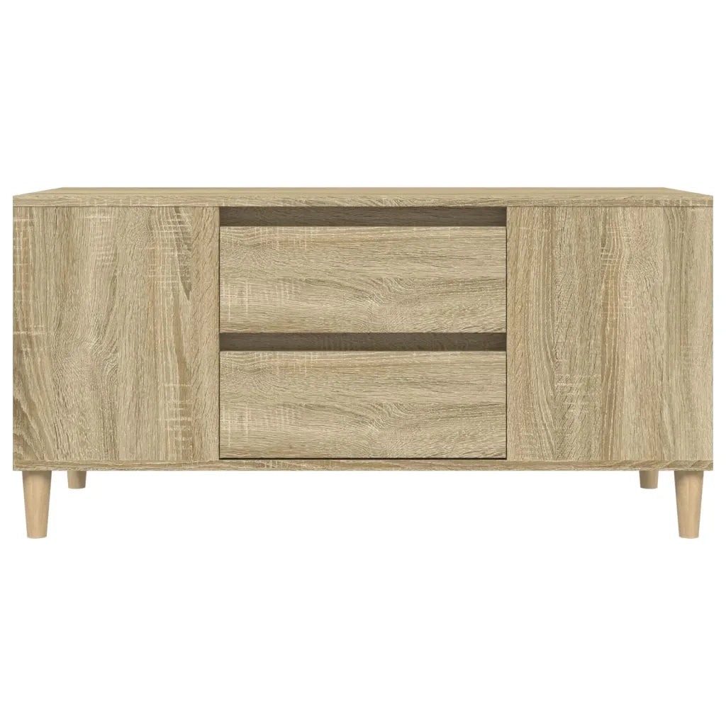 Mobile Porta TV Rovere Sonoma 102x44,5x50 cm Legno Multistrato 819599