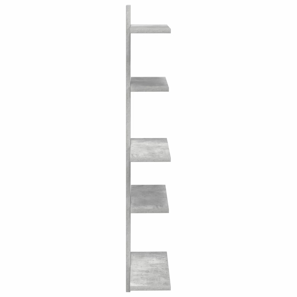 Mensola a muro flottante Grigio Cemento 48,5 x 15 x 101 cm 8012199
