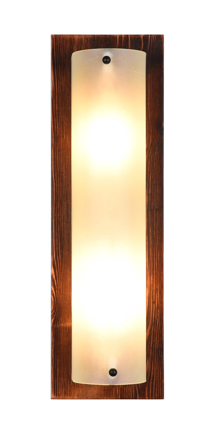 Applique da Interno Attacco E27 in Legno naturale Legno vecchio