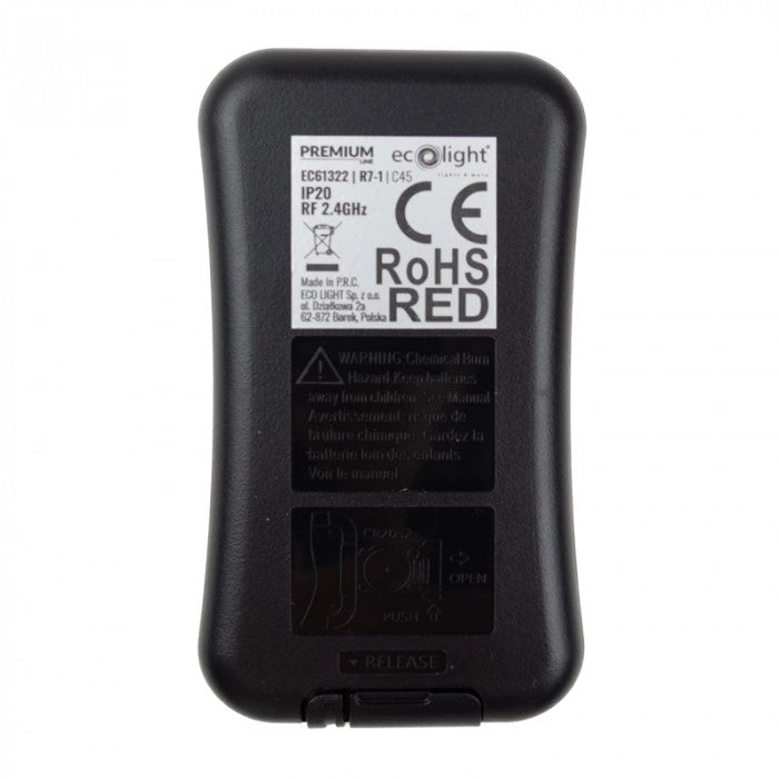 Telecomando RF touch CCT LED 1 zona bianco Ecolight