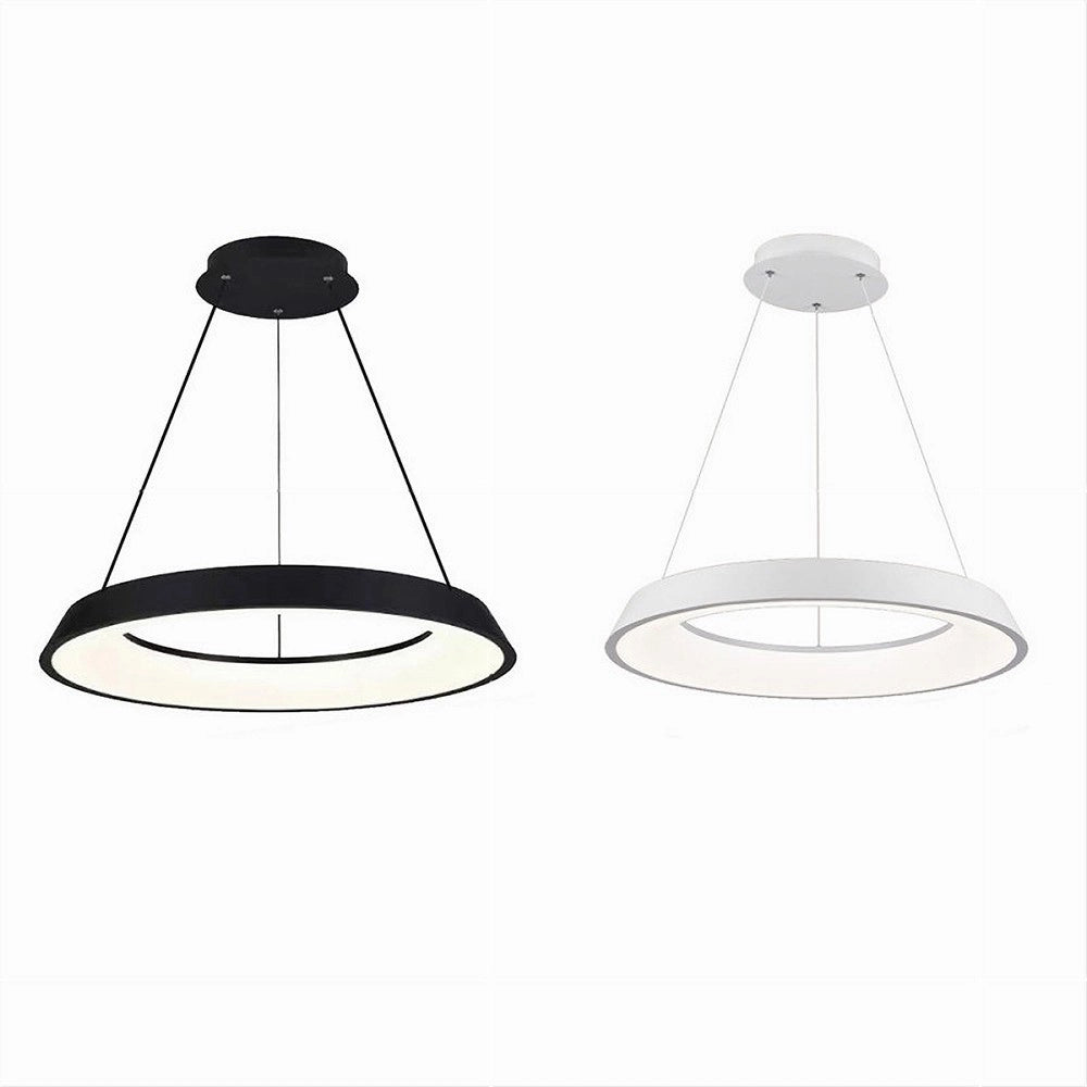 Trade Shop - Lampadario Led 43w Tre Colorazioni Luce Lampada Da Soffitto Ultra Moderno A71-3c -