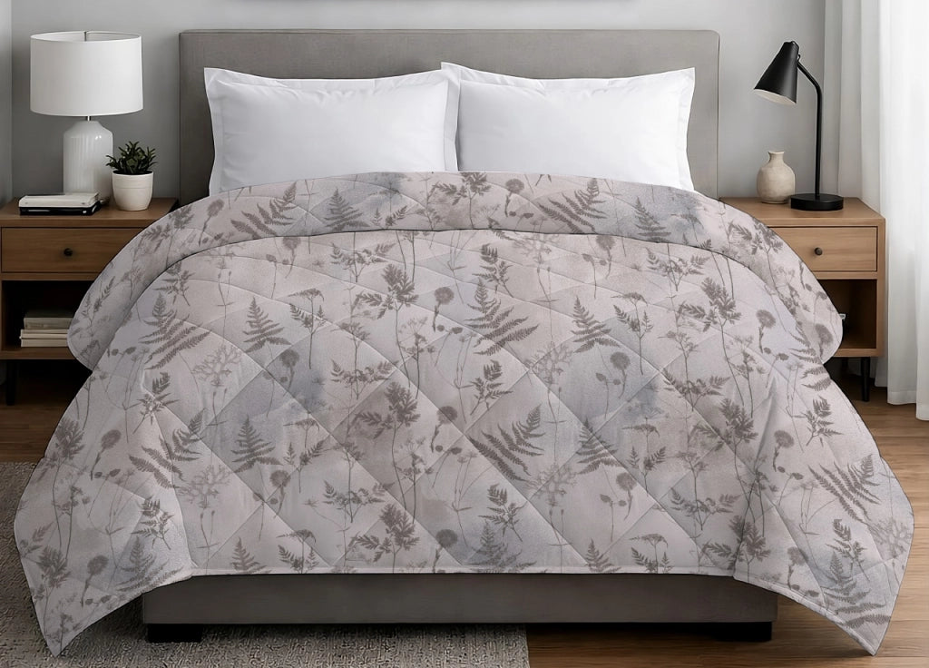 Trapuntino Piumino Estivo Primaverile 100gr/mq Leggero Disegno Soffione - Matrimoniale - Beige