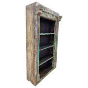 Scaffale in legno fatta a mano 134x49x217h cm