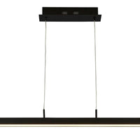 Lampadario Moderno Tribeca Acciaio Bianco Policarbonato Nero Led 17W Cct