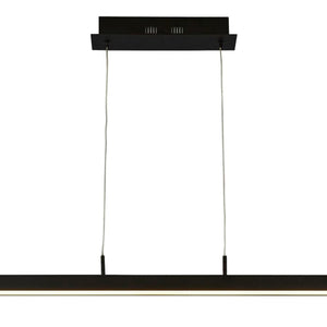 Lampadario Moderno Tribeca Acciaio Bianco Policarbonato Nero Led 17W Cct