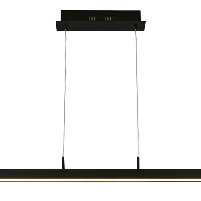 Lampadario Moderno Tribeca Acciaio Bianco Policarbonato Nero Led 17W Cct