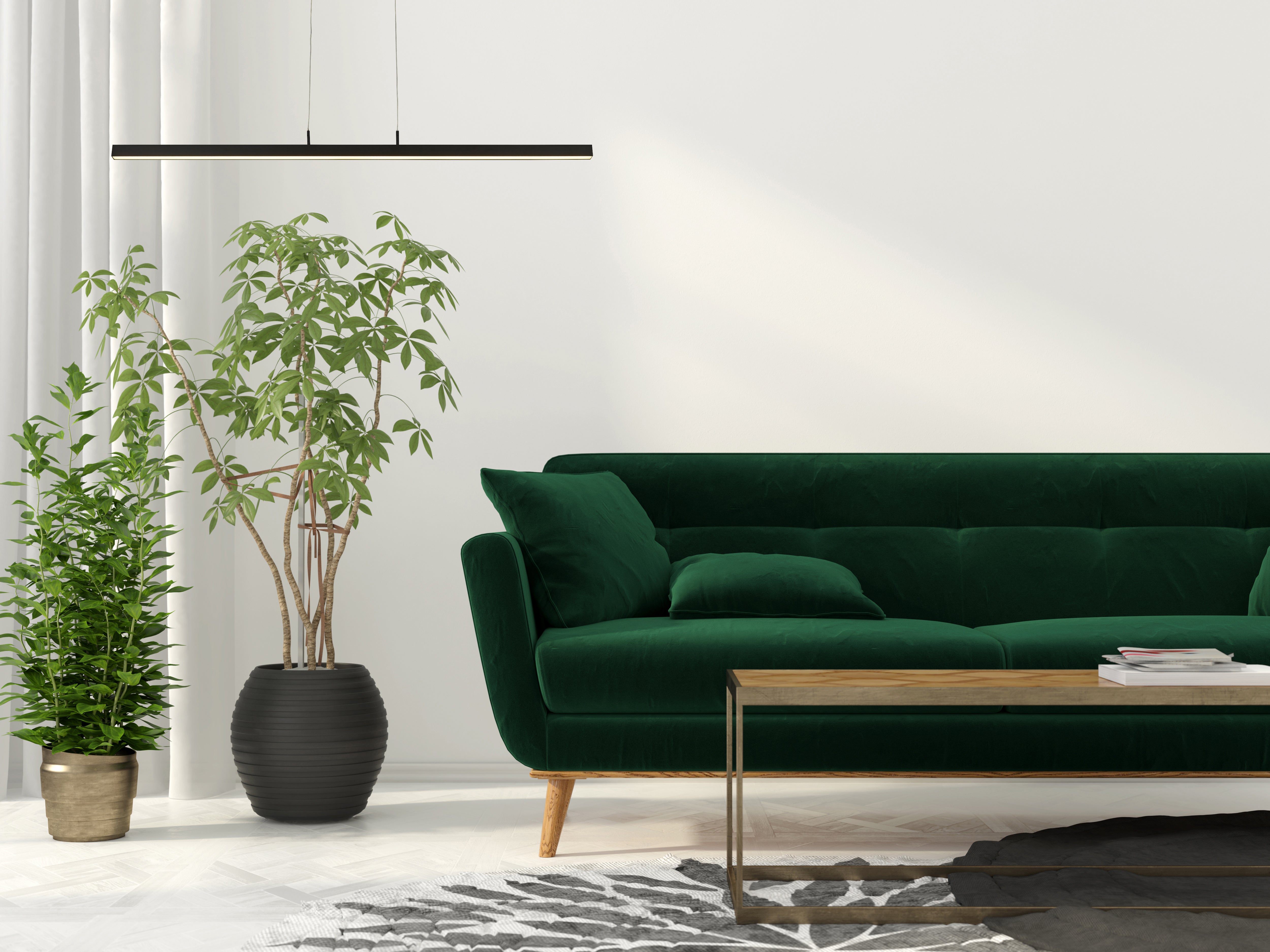 Lampadario Moderno Tribeca Acciaio Bianco Policarbonato Nero Led 17W Cct