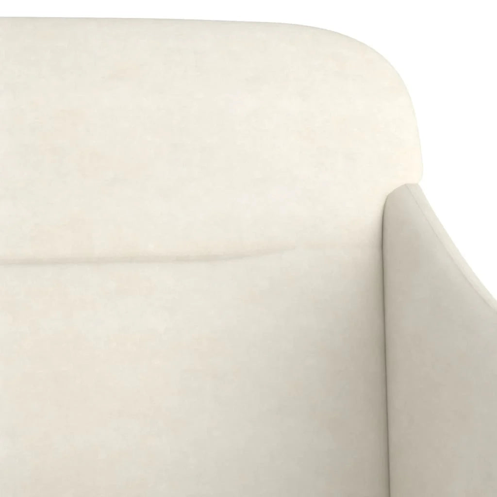 Panca/panca in velluto crema 110 x 76 x 80 cm 02_0010513