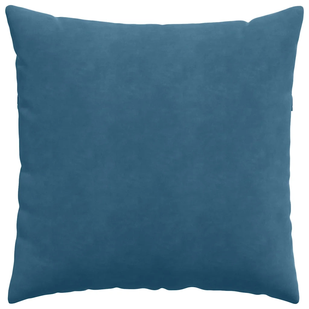 Cuscini da Divano 2 pcs Blu 80 x 80 cm Tessuto in Cords