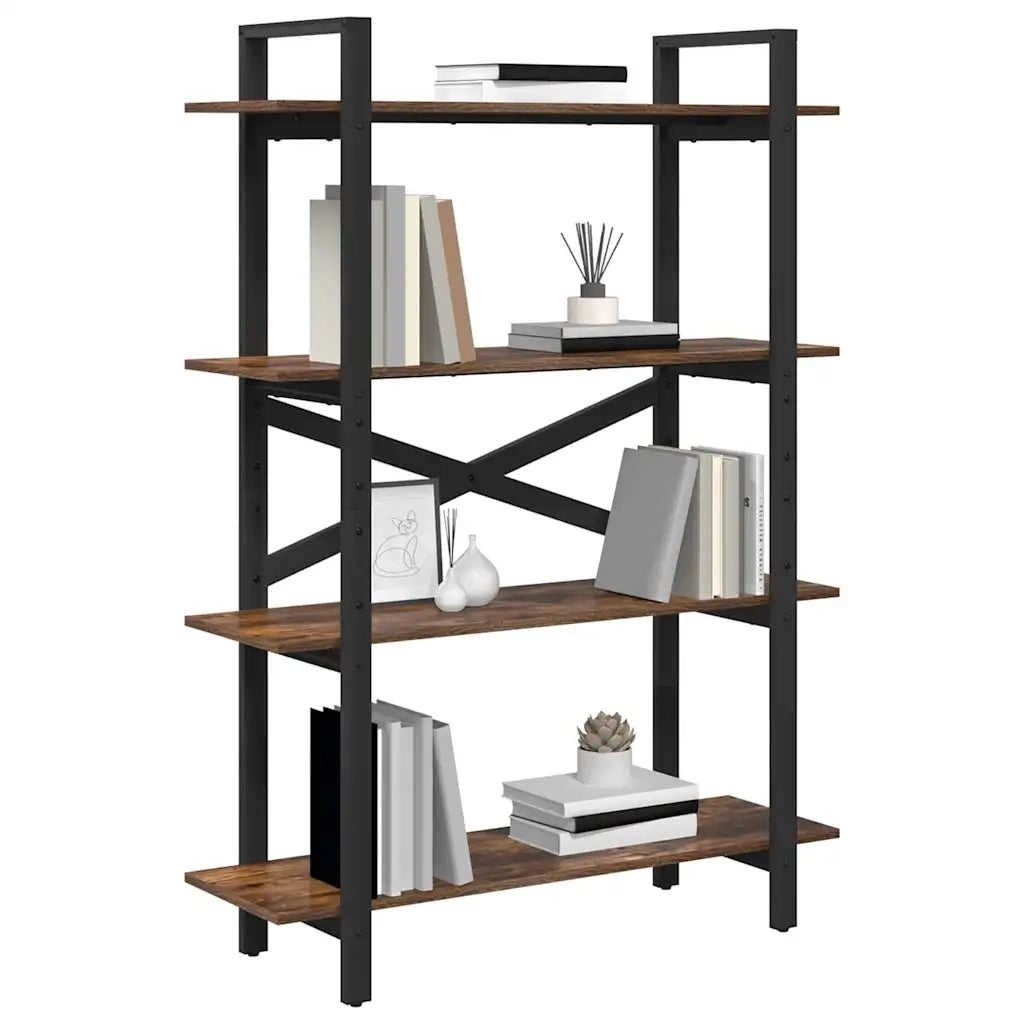 Libreria 4 livelli 100 x 33,5 x 140 cm Legno ingegnerizzato 883942