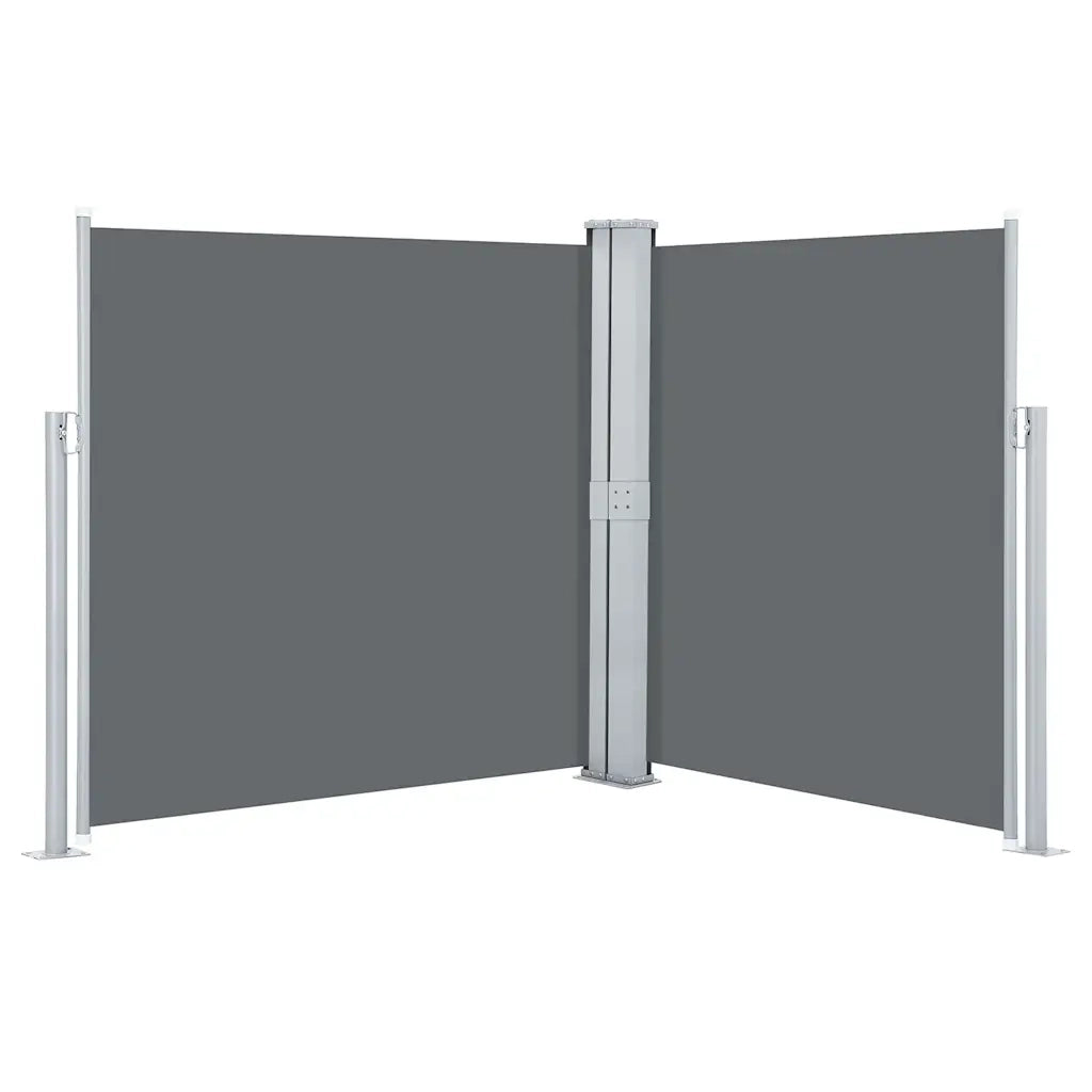 Tenda da Sole Laterale Retrattile Antracite 140x600 cm 48456