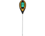 Kit di test per il suolo 4 in 1 - Tester digitale del suolo - Per piante da interni e esterni - Misuratore di umidità e pH - Ideale per appassionati di giardinaggio