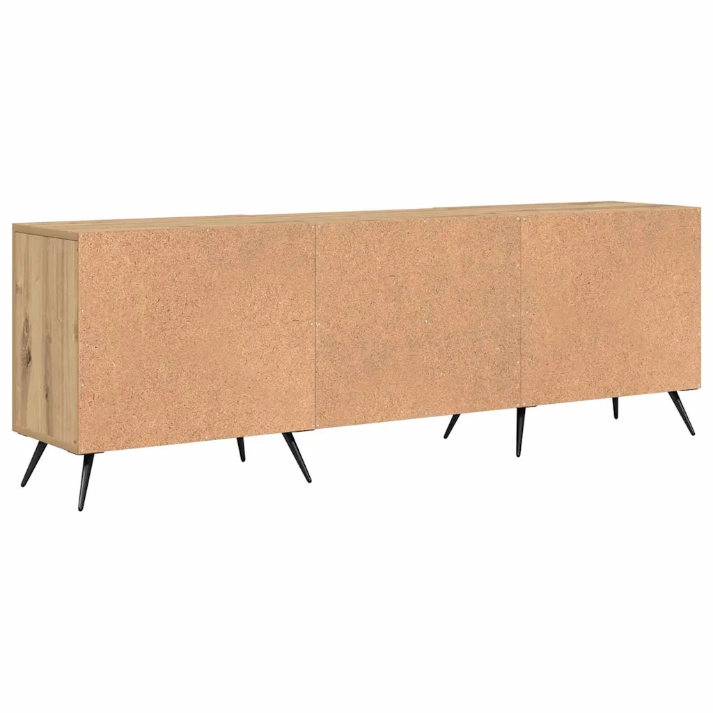 Mobile TV-Credenza per TV-Console TV rovere artigianale 150 x 30 x 50 cm Legno multistrato 474022