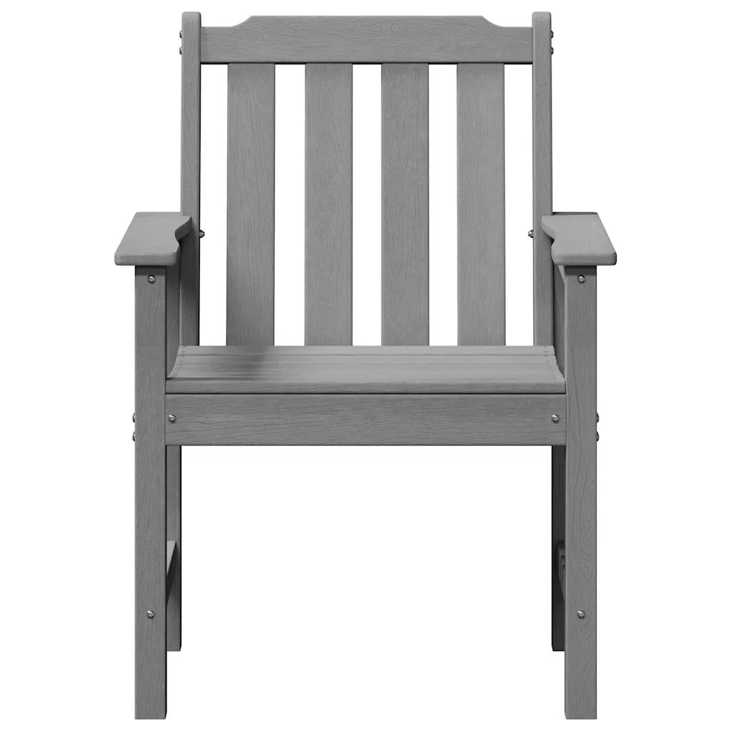 vidaXL Sedia da pranzo da giardino con cuscino 2 pcs Grigio chiaro