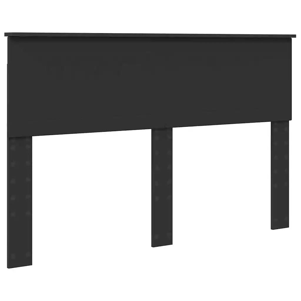 Testiera-Testata-Testiera Decorativa Rovere Nero 140 cm Legno multistrato 969392