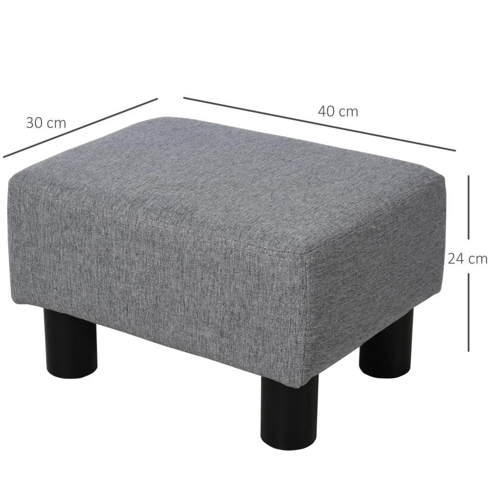 Tavolino Basso con Ripiano ¨C Zephmum ¨C 40x30x24 cm Grigio