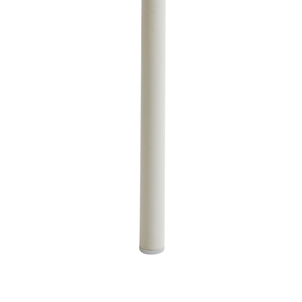 Set di 2 sedie da pranzo imbottite beige chiaro con braccioli e base in metallo design moderno