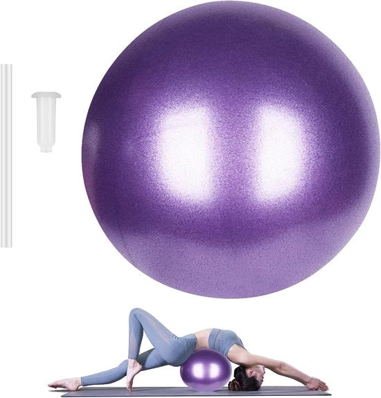 Palla per Pilates da 25 cm - Piccola palla per fitness, yoga, fisioterapia e stretching